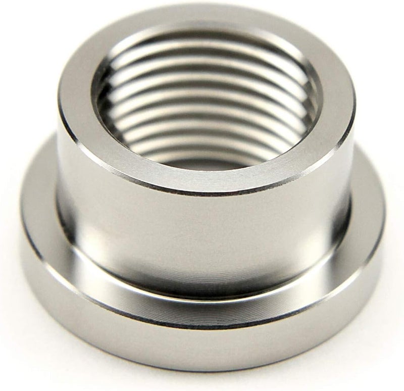 AdaptorMount G 1/2" (BSPP) Stainless Steel 304 Female Threaded Stepped Weld Bung Mounting Fitting (OD 1.0") with Top Head (OD 1.2") - Image 2